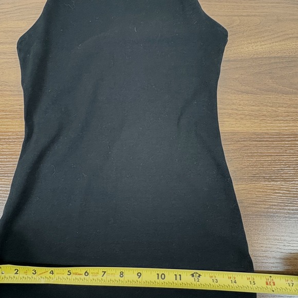 Zara Black Sleeveless Halter Neck Midi Bodycon Dress Stretch Womens Medium - Picture 10 of 13